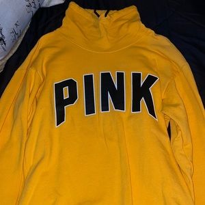 VS Pink Cowl Neck Pullover